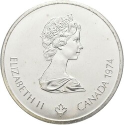 CANADA. Elisabeth II. 10 dollars Montreal 1976. FEILPREGET årstall, ...