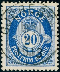103. GJERESTAD 30.3.1913. Luksus enringsstempel