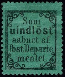 2x. "Som Uindlöst". Vakkert merke med god sentrering. Litt ujevn ...