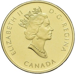 CANADA. Elisabeth II. 100 dollar 1996 "Klondike gold rush", Ottawa, ...