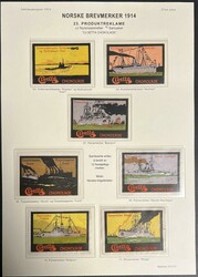 Cloetta Chokolade. Albumside med seks merker samt en loddrett ...