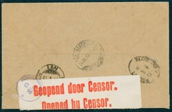 Rek-brev fra Tistedalen 21/5-17 til Sydvest-Afrika via London og ...