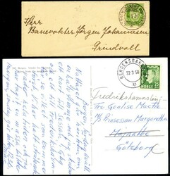 BERGENSBANEN - samling i album med 120 forsendelser med stempler fra ...