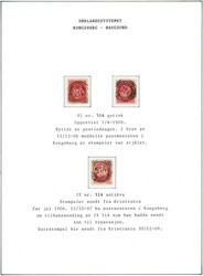 Samling mange strekninger på 44 monteringsark med mange forsendelser ...