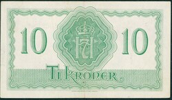 10 kr 1944 Y 089044 London, kvalitet 1/1+