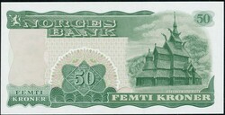 50 kr 1982 Z.0538620 erstatningsseddel Getz Wold / Sagård, PMG 64 ...