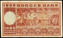 1000 kr 1971 A.4007870, Getz Wold / Ødegaard, kvalitet 1-. NP 74E