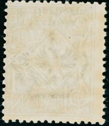 TRIPOLIS DE BERBERIA, Sassone 11a. 1 c 1915 med omvendt overtrykk, ...