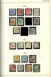 Samling til 1970 i nederlandsk Importa-album, startende med Mi. 1-3, ...