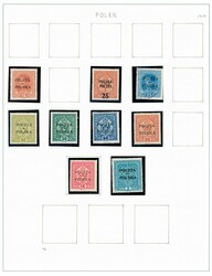 Meget fyldig hovedsakelig stemplet samling 1918-2017 på egenmonterte ...