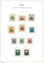PORT GDANSK 1-37 komplett, 17 merker til € 465 er **. (€ 748)