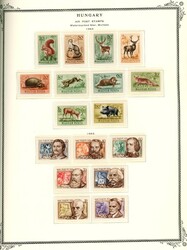 UNGARN. En ganske omfattende delsamling 1930-1993 i et Scott-album, ...