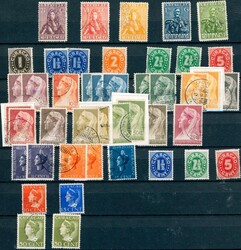 CURACAO. En samling 1873- 1950, god på eldre, deretter variabelt ...