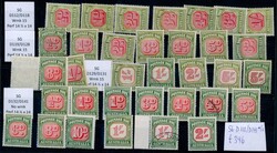 AUSTRALIA D 112-141. En samling portomerker 1938-60, hengslede er ...
