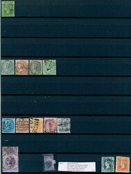 INDIA. Samling ryddig oppsatt i tykk innstikkbok med noe ok på ...