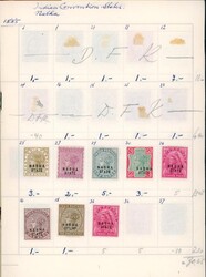 INDIA. A selection convention states in a club-book, mostly mint. The ...