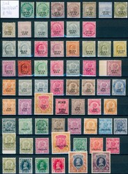 INDIA - JIND STATE 17/O 68. En samling på to sider. (£ 980)
