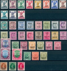 INDIA - JIND STATE 17/O 68. En samling på to sider. (£ 980)