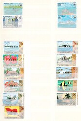 KIRIBATI. Oppsett i tre innstikkbøker 1979/2005 fra abonnement, ...