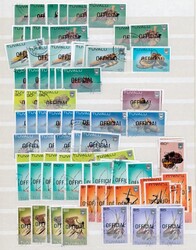 TUVALU. Flott samling 1978/2002 i fem innstikkbøker inkl. tjeneste. ...