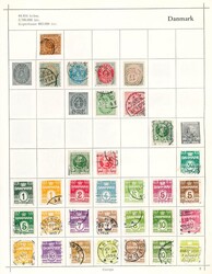 Generalsamling med oppgitt 11000 merker i tykkere album, bl.a. en del ...
