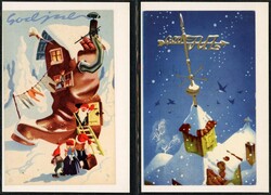 BRATLIE. Album med 60 ulike kort, det meste i småformat, flere litt ...