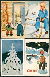 Parti noen 100 kort (400-500 est.) inkl. en del småformat, og noen ...