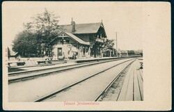 FETSUND Jernbanestation. Rolig dag på perrongen (N.K. 903), ubrukt, ...