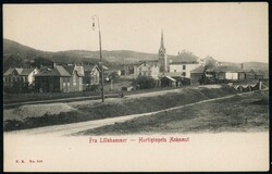 LILLEHAMMER - Hurtigtogets ankomst, uvanlig kort (N.K. 848). Ubrukt ...