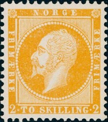 2. Fargefriskt hengslet merke med god tagging og sentrering. Pent ...