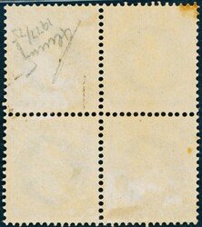 3. 3 skill Oscar 1857 i 4-blokk. Attest fra FCM sier bl.a. "Liten ...