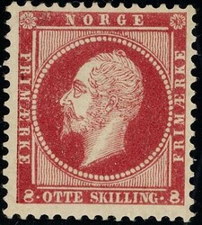 5. Fargefriskt hengslet merke. Hjørnebrett er ikke nevnt i attest ...