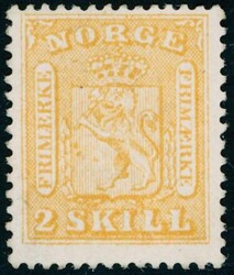 6. Pen 2 sk. med attest Enger: "Gummien er ikke i originaltilstand", ...