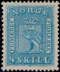 8 Ia. Meget pent velsentrert hengslet merke (5750)