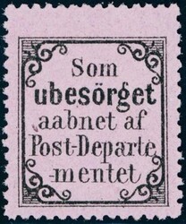 1y. Pent postfriskt merke (3600)