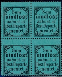 2y. Postfrisk 4-blokk. (7200)