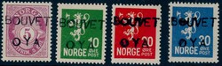 BOUVET OYA. Overtrykt på NK 118, 141, 145 og 148. 20ø er *, de ...