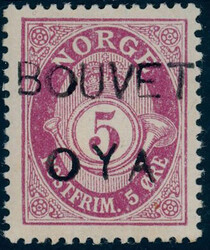BOUVET OYA. Overtrykt på NK 118, 141, 145 og 148. 20ø er *, de ...