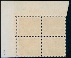 BOUVET OYA. Postfrisk 4-blokk av NK 145 med marginal-dato Juni-1931, ...