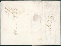 MEMEL. Ett flott brev stemplet 7 APR (1818 inne i brevet), og sendt ...