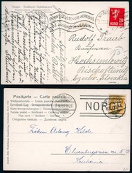 NY-ÅLESUND. Svært sjeldent TMS "Skriv fullstendig adresse" 2?.7.36 ...