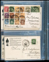 POLKORT "FRAM" OVER POLHAVET. Stor lott med 73 stk. polkort. Flere ...