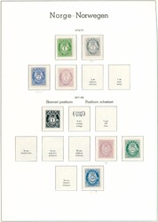1/856. Lettbrukt Leuchtturm album/kassett/ark med lommer med veldig ...