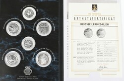 GIBRALTAR. KRIGSSEILERNE. Sett med fire 1/2 Crown 2016 med ...