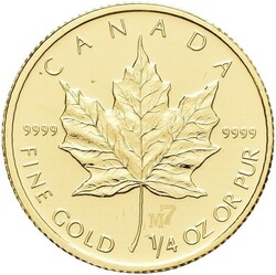 CANADA. $10 2005 i .999 gull. Maple Leaf. Kvalitet proof, vekt 7,77 ...