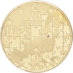 FRANKRIKE. 10 euro 2004. Kvalitet proof, 8,45 gram .920 gull. KM-1392