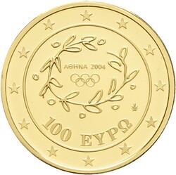 HELLAS. Republikk. 100 Euro 2003 "OL Athen 2004 - Knossos Palace", ...