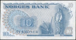 10 kr 1972 QC0068490 erstatningsseddel/replacement note. Getz ...