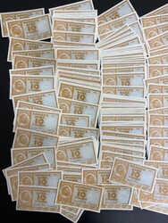 REALISASJON. Parti med 206 stk. gule tiere 4. utgave 1950-70-tallet. ...