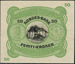 50 kr 1934 B.2789372, Cederholm, kvalitet 1+/01. NP 32B